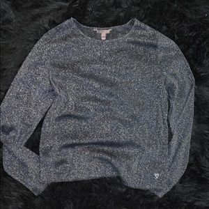 Cheer black glittery long sleeve